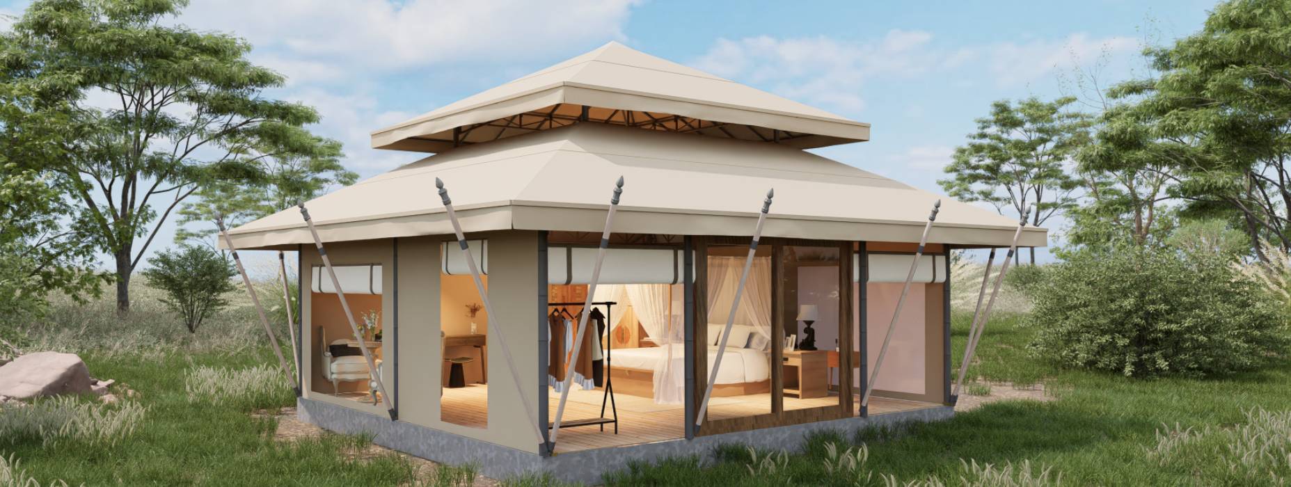 广河县户外野奢帐篷